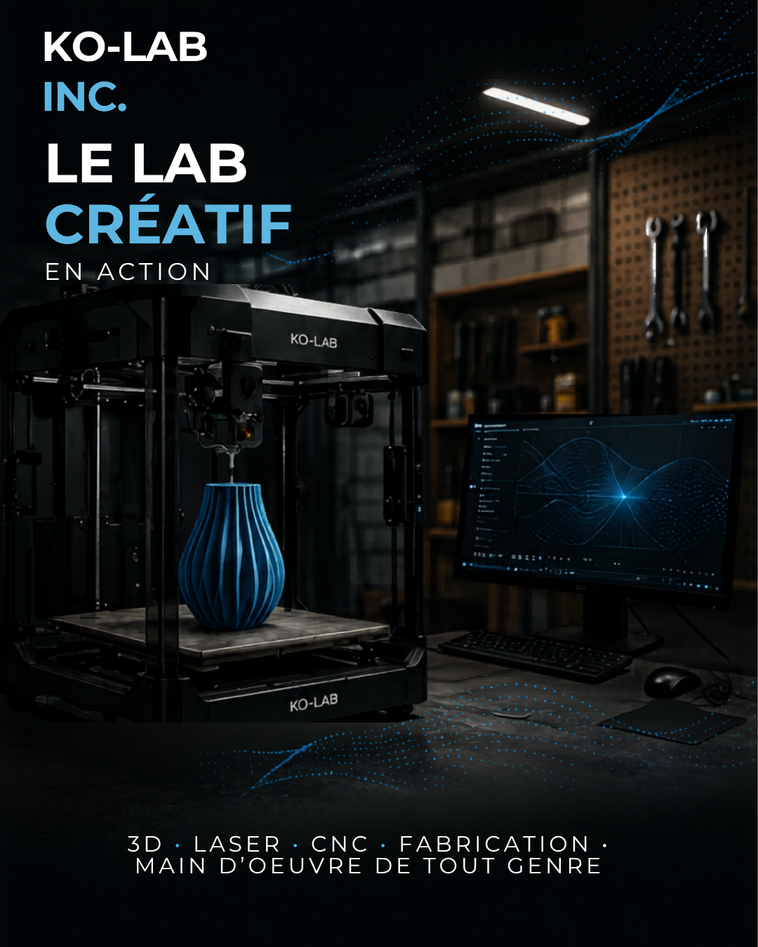 KO-LAB — Custom Fabrication — 3D, Laser & CNC Lab
